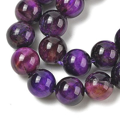 Grade AB Natural Tiger Eye Beads Strands G-B133-A02-6MM-04-1