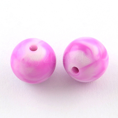 Opaque Acrylic Beads SACR-R853-10mm-205-1