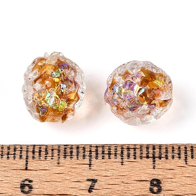 Handmade Foil Glass Beads FOIL-N029-10E-1