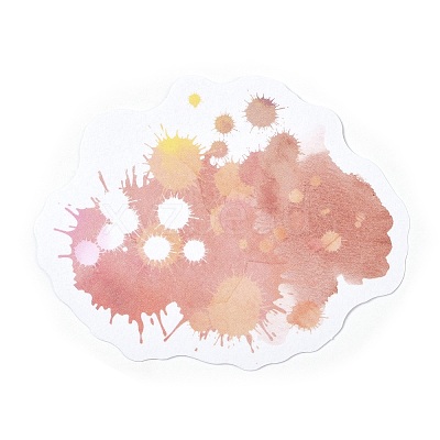 10Pcs 10 Style Paper Scrapbook Stickers LS-DIY-I113-05D-1