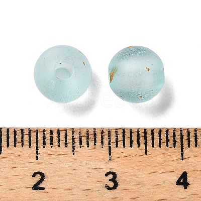Frosted Transparent Acrylic Beads OACR-F013-13G-1