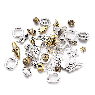 Tibetan Style Alloy Findings PALLOY-XCP0001-08-1