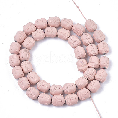 Spray Painted Non-magnetic Synthetic Hematite Beads Strands X-G-T116-28-01-1