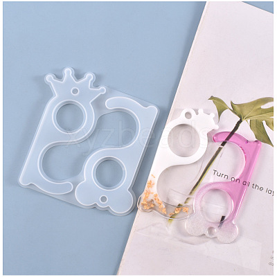 Door Opener Silicone Molds X-DIY-J003-03-1