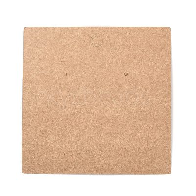 Blank Kraft Paper Earring Display Cards X-CDIS-G005-10-1