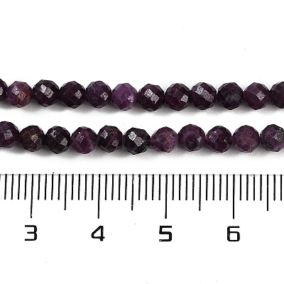 Natural Ruby Beads Strands G-P553-G01-03-1