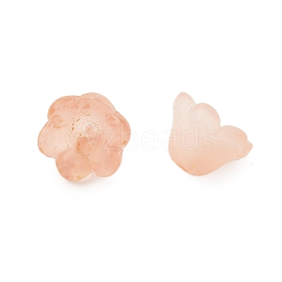 Frosted Glass Bead Cap FGLA-C001-01B-1