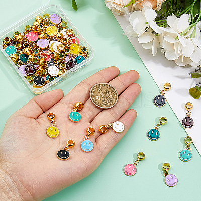 Alloy Enamel European Dangle Charms PALLOY-FH00111-1