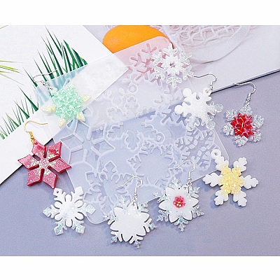 DIY Christmas Silicone Pendant Molds DIY-F140-02D-1