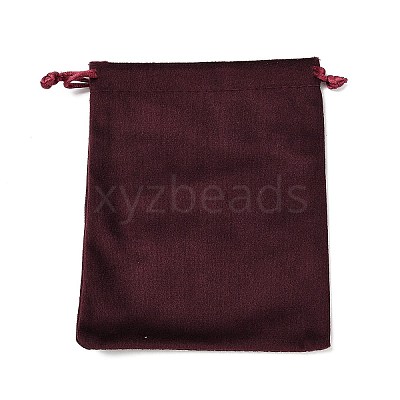 Velvet Jewelry Drawstring Storage Pouches ABAG-P013-02D-04-1
