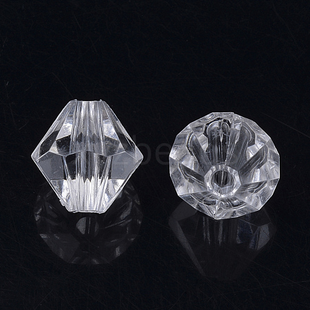 Transparent Acrylic Beads X-TACR-S146-5mm-01-1