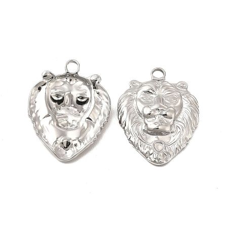 Non-Tarnish 304 Stainless Steel Pendant Cabochon Settings STAS-E182-03P-1