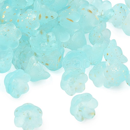 Frosted Glass Bead Cap FGLA-C001-01C-1