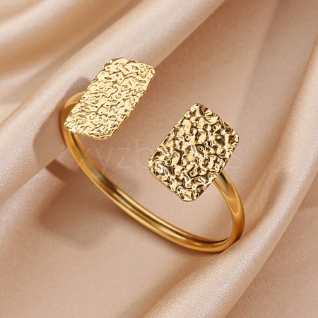 Textured 304 Stainless Steel Cuff Bangles WG1FE97-05-1