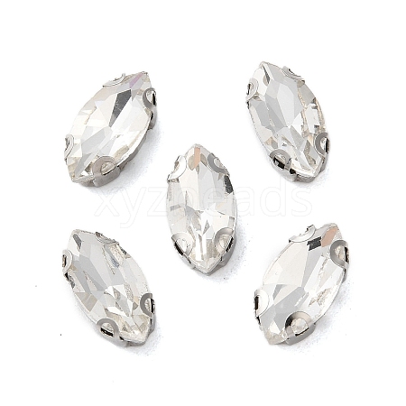 Horse Eye Sew on Rhinestone RGLA-L028-08D-01-1
