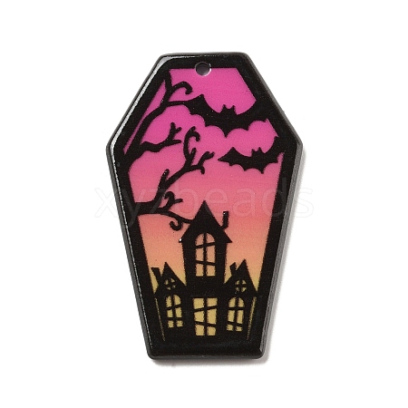 Halloween Acrylic Pendants MACR-C030-01A-1