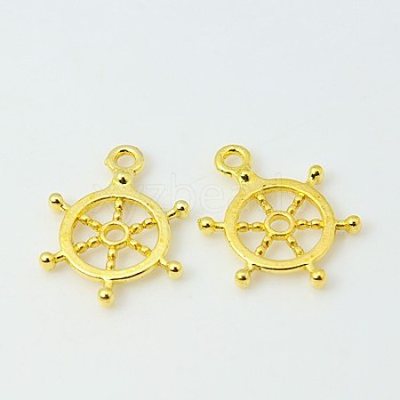 Tibetan Style Alloy Pendants TIBEP-LF0997YKG-G-LF-1