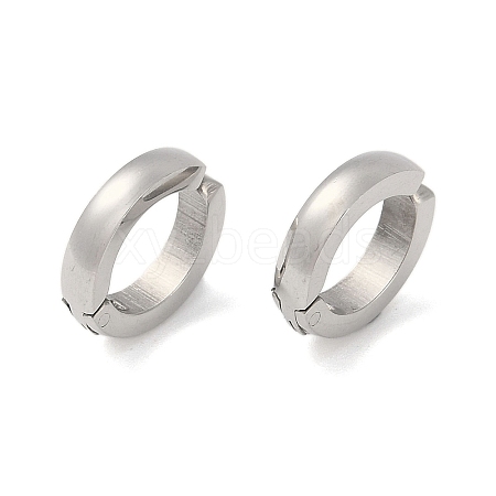 Non-Tarnish Stainless Steel Non Piercing Clip-on Earrings EJEW-M001-12A-P-1