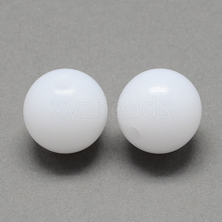 Imitation Jelly Acrylic Beads JACR-R001-8mm-12-1
