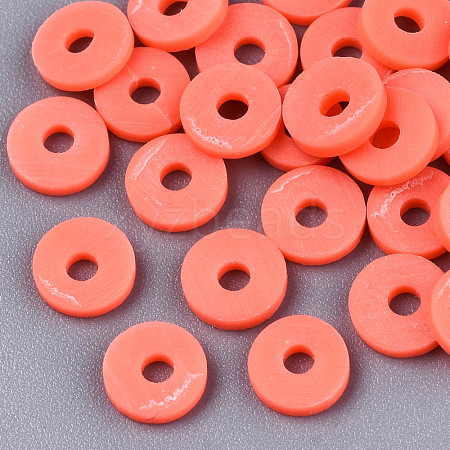 Handmade Polymer Clay Beads X-CLAY-Q251-6.0mm-72-1