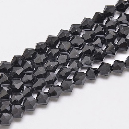 Opaque Solid Color Imitation Jade Glass Beads Strands EGLA-A039-P6mm-D17-1