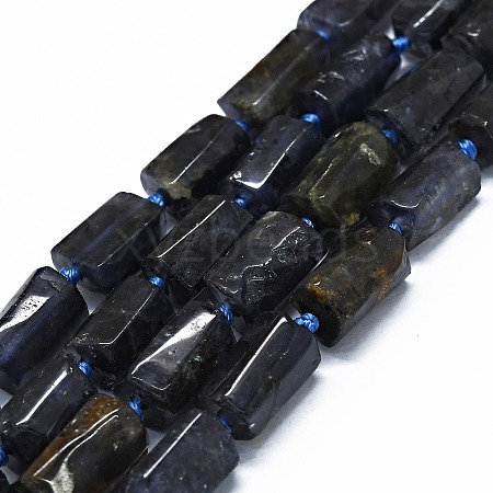 Natural Iolite Beads Strands G-O170-102-1