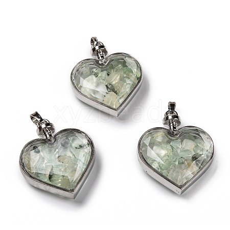 Glass Bottle Pendants G-Z010-02D-1