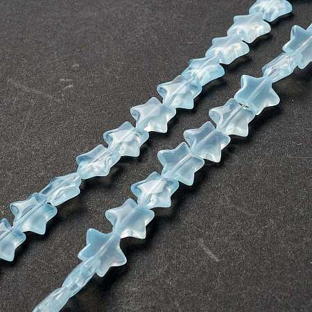 Transparent Glass Beads Strand GLAA-K057-01M-1