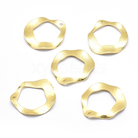 Brass Pendants KK-J279-15G-NR-1