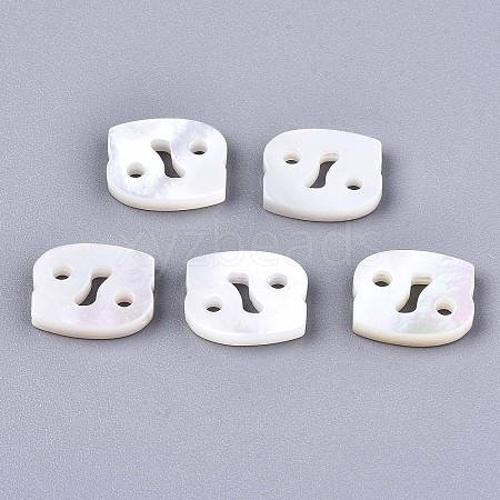 Natural White Shell Beads LS-SSHEL-ZX004-02D-1
