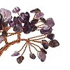 Heart Money Tree Natural Amethyst Bonsai Display Decorations DJEW-G027-16RG-06-3