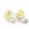 Transparent Acrylic Beads X-TACR-S152-15B-SS2105-2