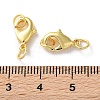 Rack Plating Brass Lobster Claw Clasps KK-F090-26G-02-3