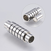 304 Stainless Steel Magnetic Clasps STAS-O114-014P-1