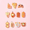 11Pcs 11 Styles Resin Imitation Food Pendants FIND-FS0002-61-9