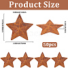 Rust Iron Pendants IFIN-GF0001-61A-2