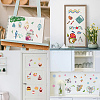 8 Sheets 8 Styles PVC Waterproof Wall Stickers DIY-WH0345-127-6