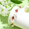Adjustable Brass Enamel Slider Bracelets BJEW-JB13841-4