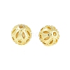 Brass Hollow Beads KK-A226-07D-G-2