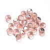 Faceted Round Ball Glass Cabochons X-GGLA-L008C-15-2