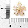 Brass Micro Pave Cubic Zirconia Pendants KK-S514-02C-G-3