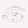 Anti-Tarnish Rhodium Plated 925 Sterling Silver Mariner Link Chain Necklaces STER-L059-13P-2