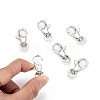 Tarnish Resistant Polished 316 Surgical Stainless Steel Large Lobster Claw Swivel Clasps STAS-R072-27-6