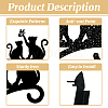 Iron Hanging Plant Hanger Bracket HJEW-WH0095-022-3