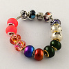 DIY Jewelry European Bracelets Sets: Glass European Beads DIY-R030-M-2
