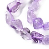 Natural Amethyst(Dyed & Heated) Beads Strands X-G-P497-01C-47-4