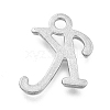 Alloy Letter Pendants LS-PALLOY-J718-01C-K-2