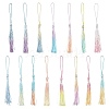 30Pcs Gradient Polyester Tassel Pendant Decoration HJEW-CJ0001-10-8