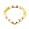 Handmade Polymer Clay Beads Stretch Bracelets Sets BJEW-JB06353-03-7