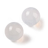 Natural White Agate No Hole Sphere Beads G-K353-04A-18-2